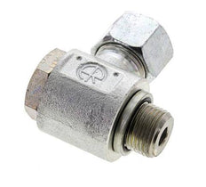 12S & M18x1.5 Zink plated Steel Swivel Joint Cutting Fitting with Male Threads 400 bar NBRO-ring Rotatable ISO 8434-1