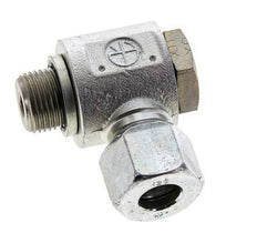 12S & M18x1.5 Zink plated Steel Swivel Joint Cutting Fitting with Male Threads 400 bar NBRO-ring Rotatable ISO 8434-1