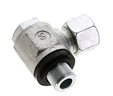 14S & M20x1.5 Zink plated Steel Swivel Joint Cutting Fitting with Male Threads 400 bar NBRO-ring Rotatable ISO 8434-1
