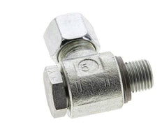 10L & G1/4'' Zink plated Steel Swivel Joint Cutting Fitting with Male Threads 315 bar NBRO-ring Rotatable ISO 8434-1