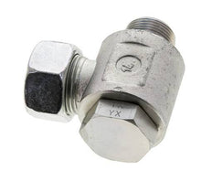 22L & G3/4'' Zink plated Steel Swivel Joint Cutting Fitting with Male Threads 160 bar NBRO-ring Rotatable ISO 8434-1