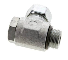 28L & G1'' Zink plated Steel Swivel Joint Cutting Fitting with Male Threads 160 bar NBRO-ring Rotatable ISO 8434-1