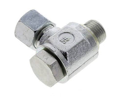 14S & G1/2'' Zink plated Steel Swivel Joint Cutting Fitting with Male Threads 400 bar NBRO-ring Rotatable ISO 8434-1