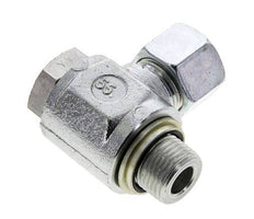14S & G1/2'' Zink plated Steel Swivel Joint Cutting Fitting with Male Threads 400 bar NBRO-ring Rotatable ISO 8434-1