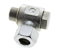 20S & G3/4'' Zink plated Steel Swivel Joint Cutting Fitting with Male Threads 400 bar NBRO-ring Rotatable ISO 8434-1