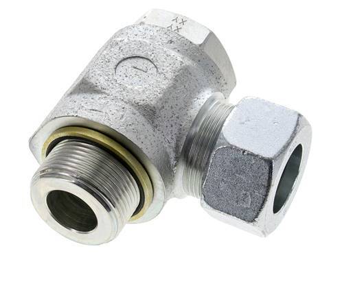 30S & G1-1/4'' Zink plated Steel Swivel Joint Cutting Fitting with Male Threads 250 bar NBRO-ring Rotatable ISO 8434-1