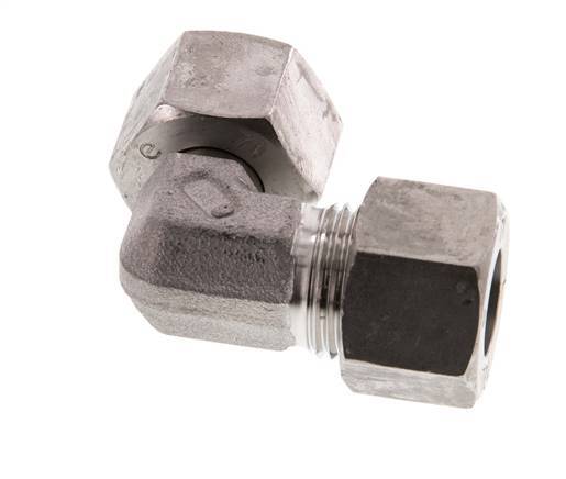 12L Stainless Steel Elbow Cutting Fitting with Swivel 315 bar FKM Adjustable ISO 8434-1