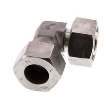 18L Stainless Steel Elbow Cutting Fitting with Swivel 315 bar FKM Adjustable ISO 8434-1