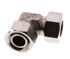 22L Stainless Steel Elbow Cutting Fitting with Swivel 160 bar FKM Adjustable ISO 8434-1