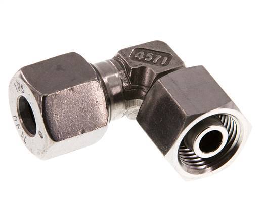 10S Stainless Steel Elbow Cutting Fitting with Swivel 630 bar FKM Adjustable ISO 8434-1