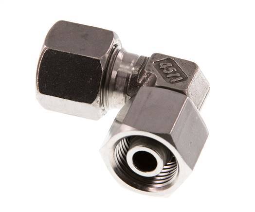 10S Stainless Steel Elbow Cutting Fitting with Swivel 630 bar FKM Adjustable ISO 8434-1