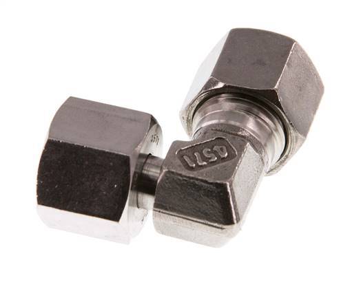 10S Stainless Steel Elbow Cutting Fitting with Swivel 630 bar FKM Adjustable ISO 8434-1