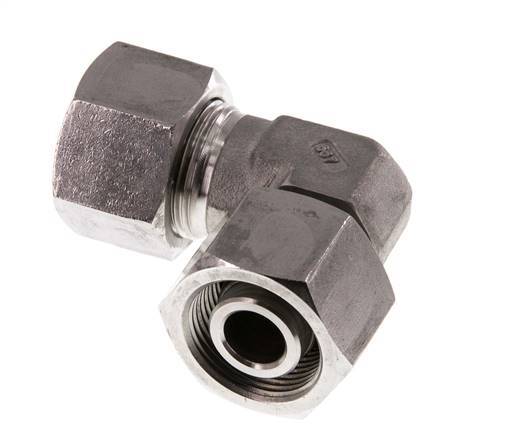 16S Stainless Steel Elbow Cutting Fitting with Swivel 400 bar FKM Adjustable ISO 8434-1