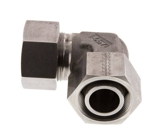 30S Stainless Steel Elbow Cutting Fitting with Swivel 400 bar FKM Adjustable ISO 8434-1