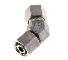 10L Stainless Steel 45deg Elbow Cutting Fitting with Swivel 315 bar FKM O-ring Sealing Cone Adjustable ISO 8434-1