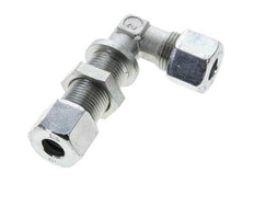 10S Zink plated Steel Elbow Cutting Fitting Bulkhead 630 bar ISO 8434-1