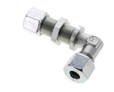 10S Zink plated Steel Elbow Cutting Fitting Bulkhead 630 bar ISO 8434-1
