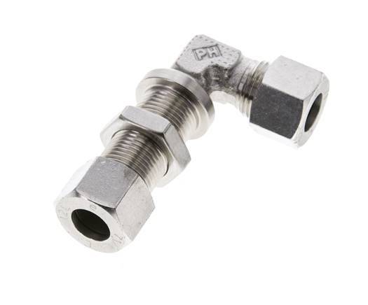 12L Stainless Steel Elbow Cutting Fitting Bulkhead 315 bar ISO 8434-1