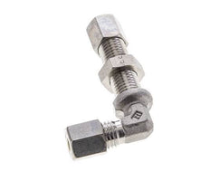 6L Stainless Steel Elbow Compression Fitting Bulkhead 315 bar ISO 8434-1