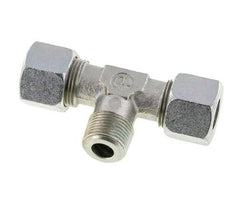 14S & M20x1.5 (con) Zink plated Steel T-Shape Tee Cutting Fitting with Male Threads 640 bar ISO 8434-1