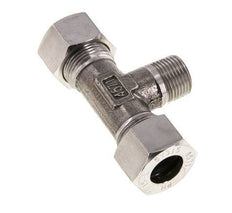 15L & M18x1.5 (con) Stainless Steel T-Shape Tee Cutting Fitting with Male Threads 315 bar ISO 8434-1