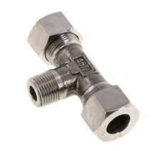 15L & M18x1.5 (con) Stainless Steel T-Shape Tee Cutting Fitting with Male Threads 315 bar ISO 8434-1