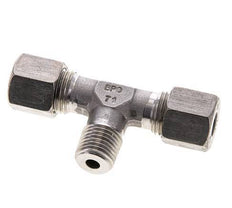 8S & M14x1.5 (con) Stainless Steel T-Shape Tee Cutting Fitting with Male Threads 630 bar ISO 8434-1