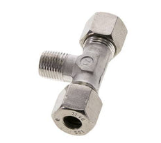 10S & M16x1.5 (con) Stainless Steel T-Shape Tee Cutting Fitting with Male Threads 630 bar ISO 8434-1