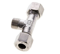 12S & M18x1.5 (con) Stainless Steel T-Shape Tee Cutting Fitting with Male Threads 630 bar ISO 8434-1