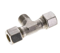 14S & M20x1.5 (con) Stainless Steel T-Shape Tee Compression Fitting with Male Threads 400 bar ISO 8434-1