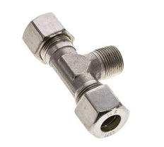 14S & M20x1.5 (con) Stainless Steel T-Shape Tee Compression Fitting with Male Threads 400 bar ISO 8434-1