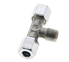 6LL & R1/8'' Zink plated Steel T-Shape Tee Cutting Fitting with Male Threads 100 bar ISO 8434-1