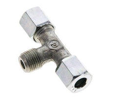 6LL & R1/8'' Zink plated Steel T-Shape Tee Cutting Fitting with Male Threads 100 bar ISO 8434-1