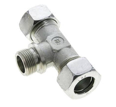 22L & G3/4'' Zink plated Steel T-Shape Tee Cutting Fitting with Male Threads 160 bar ISO 8434-1