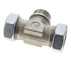 42L & G1-1/2'' Zink plated Steel T-Shape Tee Cutting Fitting with Male Threads 160 bar ISO 8434-1
