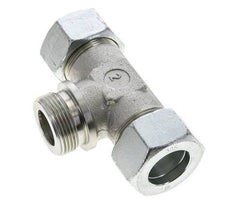 30S & G1-1/4'' Zink plated Steel T-Shape Tee Cutting Fitting with Male Threads 400 bar ISO 8434-1