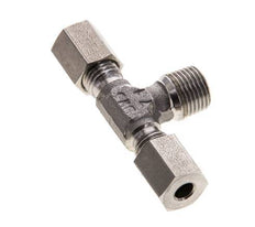 4LL & R1/8'' Stainless Steel T-Shape Tee Cutting Fitting with Male Threads 100 bar ISO 8434-1