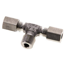 4LL & R1/8'' Stainless Steel T-Shape Tee Cutting Fitting with Male Threads 100 bar ISO 8434-1