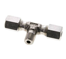 6L & R1/8'' Stainless Steel T-Shape Tee Cutting Fitting with Male Threads 315 bar ISO 8434-1