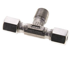 6L & R1/4'' Stainless Steel T-Shape Tee Cutting Fitting with Male Threads 315 bar ISO 8434-1