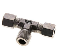 8L & R3/8'' Stainless Steel T-Shape Tee Cutting Fitting with Male Threads 315 bar ISO 8434-1