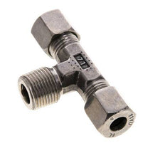 8L & R3/8'' Stainless Steel T-Shape Tee Cutting Fitting with Male Threads 315 bar ISO 8434-1
