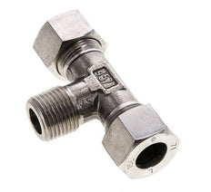 15L & R1/2'' Stainless Steel T-Shape Tee Cutting Fitting with Male Threads 315 bar ISO 8434-1