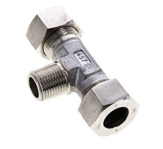 18L & R1/2'' Stainless Steel T-Shape Tee Cutting Fitting with Male Threads 315 bar ISO 8434-1