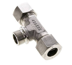 20S & G3/4'' Stainless Steel T-Shape Tee Cutting Fitting with Male Threads 400 bar ISO 8434-1