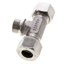 20S & G3/4'' Stainless Steel T-Shape Tee Cutting Fitting with Male Threads 400 bar ISO 8434-1