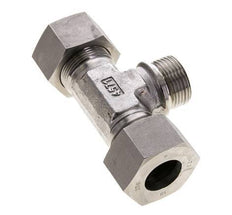 25S & G1'' Stainless Steel T-Shape Tee Cutting Fitting with Male Threads 400 bar ISO 8434-1