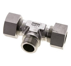 25S & G1'' Stainless Steel T-Shape Tee Cutting Fitting with Male Threads 400 bar ISO 8434-1