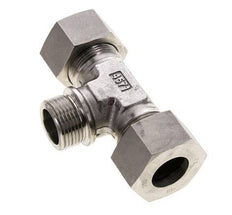25S & G1'' Stainless Steel T-Shape Tee Cutting Fitting with Male Threads 400 bar ISO 8434-1