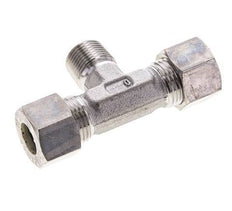 12L & R3/8'' Stainless Steel T-Shape Tee Compression Fitting with Male Threads 315 bar ISO 8434-1